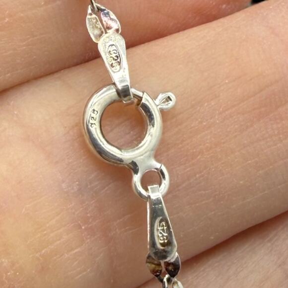 Natural Amethyst Geode Slice Pendant Necklace 925 Sterling Silver Handmade - Picture 7 of 7